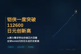 铠侠一度突破112600日元创新高