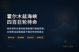 霍尔木兹海峡四百巨轮待命