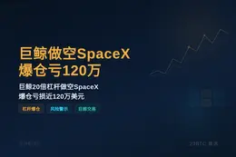 巨鲸做多SpaceX爆仓亏120万