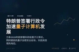 特朗普签署行政令加速量子计算机发展