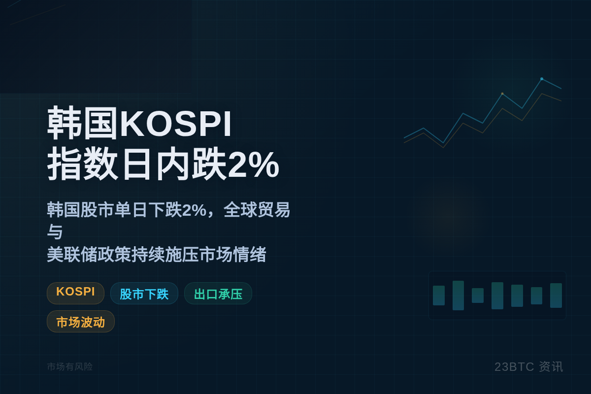 韩国KOSPI指数日内跌2%插图1 韩国KOSPI指数日内跌2%
