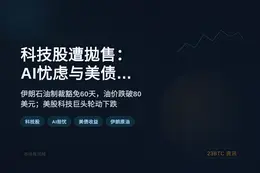 科技股遭抛售：AI忧虑与美债收益施压