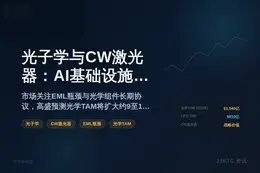 光子学与CW激光器：AI基础设施新主题