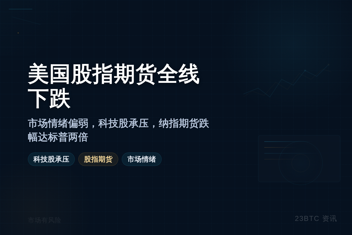 美国股指期货全线下跌插图1 美国股指期货全线下跌