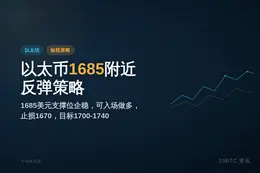 2026-06-23 05:17:52 以太币1685附近反弹策略