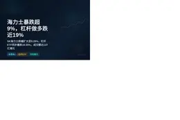 海力士暴跌超9%，杠杆做多跌近19%
