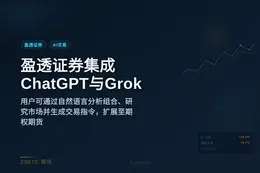 盈透证券集成ChatGPT与Grok