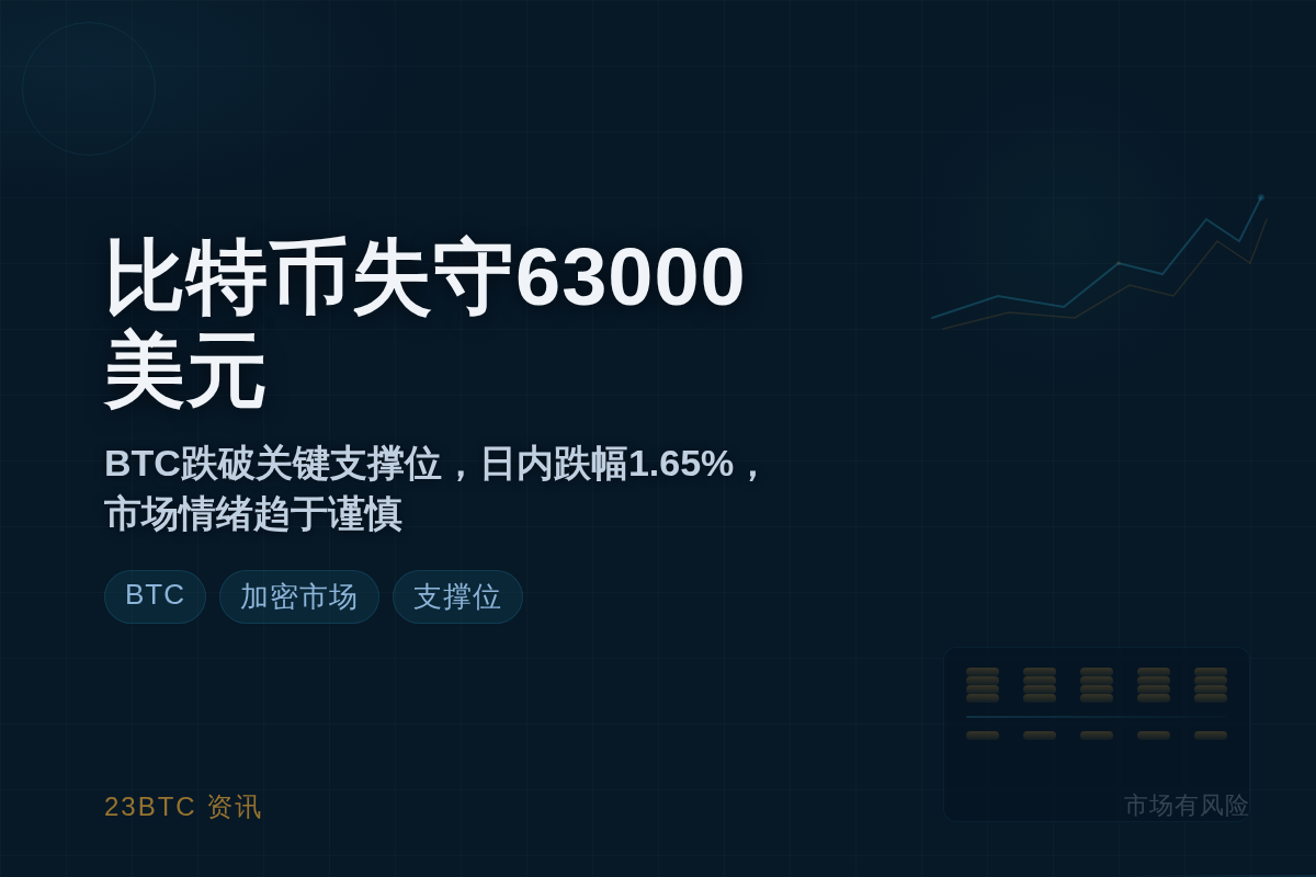 比特币失守63000美元
