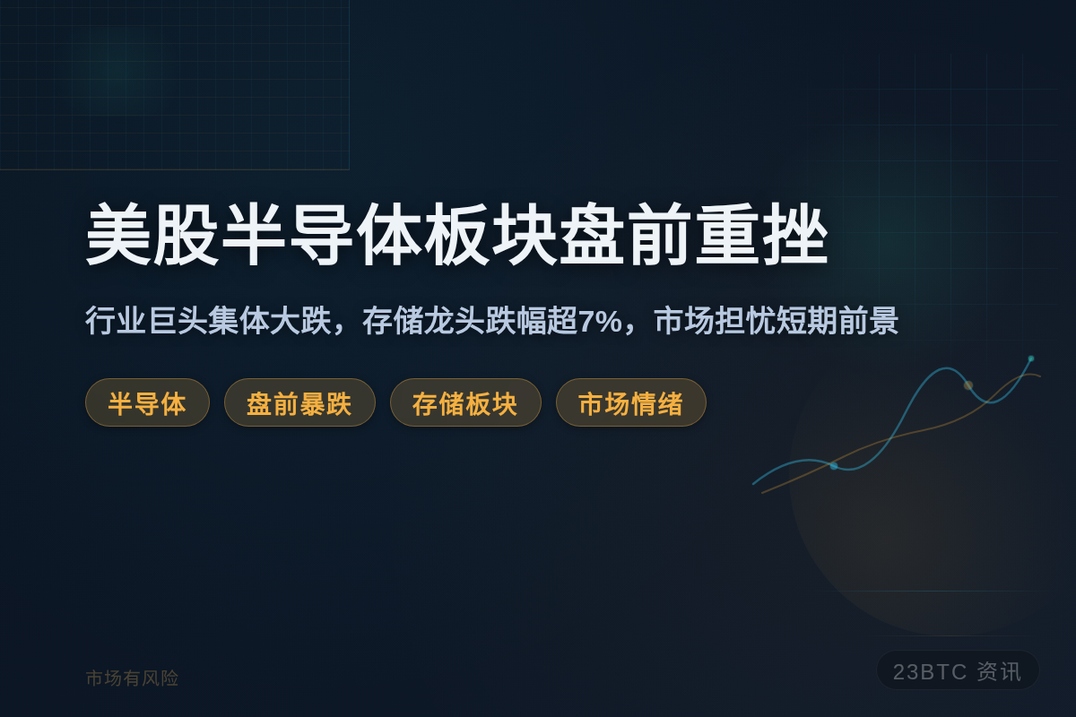 美股半导体板块盘前重挫插图1 美股半导体板块盘前重挫