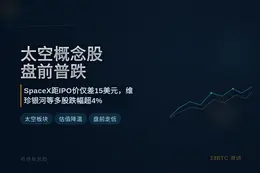 太空概念股盘前普跌