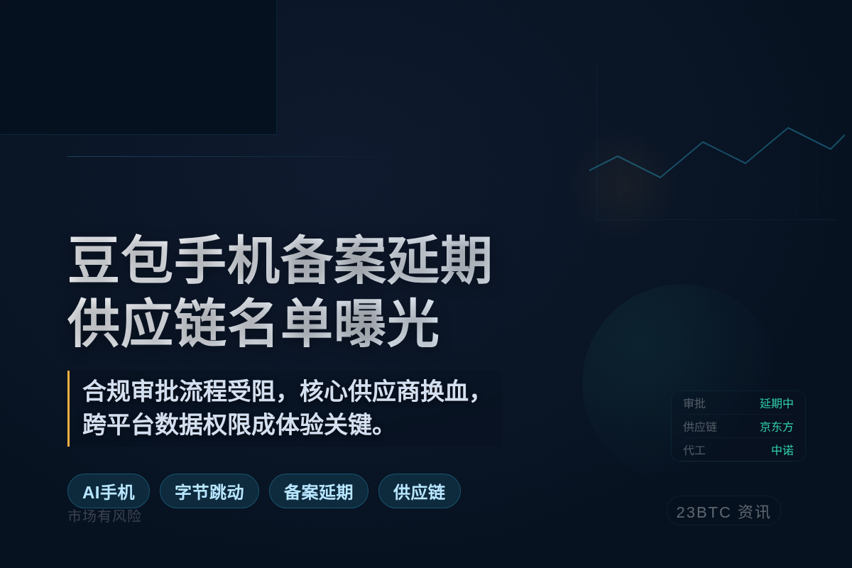 豆包手机备案延期，供应链名单曝光