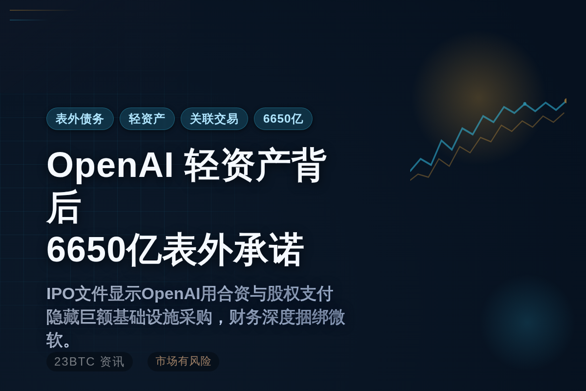 OpenAI IPO文件曝光:6650亿承诺撑起轻资产插图1 OpenAI IPO文件曝光:6650亿承诺撑起轻资产