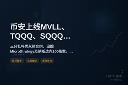 Binance 将上线MVLL、TQQQ、SQQQ永续合约