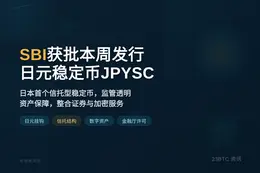 SBI获批本周发行日元稳定币JPYSC