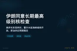 特朗普称伊朗同意长期最高级别核检查
