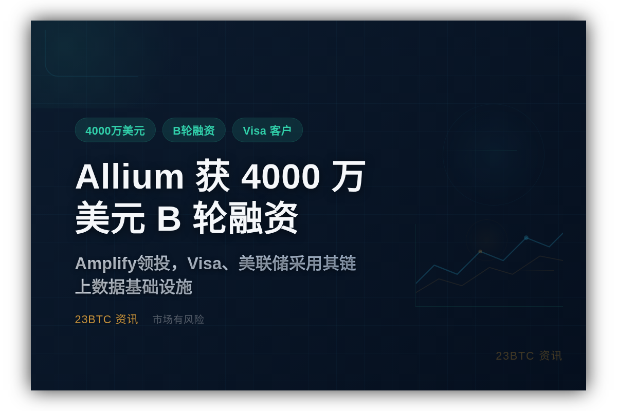 Allium获4000万美元B轮融资插图1 Allium获4000万美元B轮融资