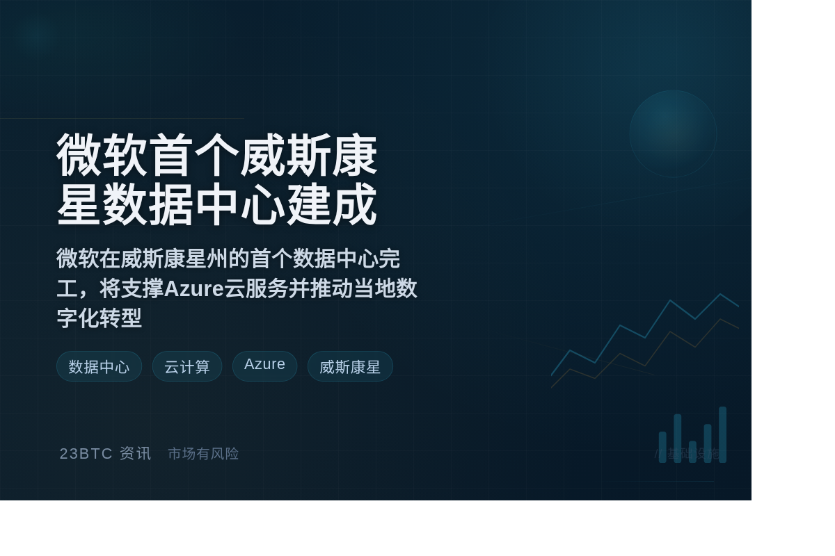 微软首个威斯康星数据中心建成插图1 微软首个威斯康星数据中心建成