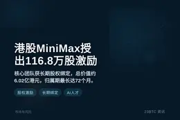 港股MiniMax授出116.8万股激励