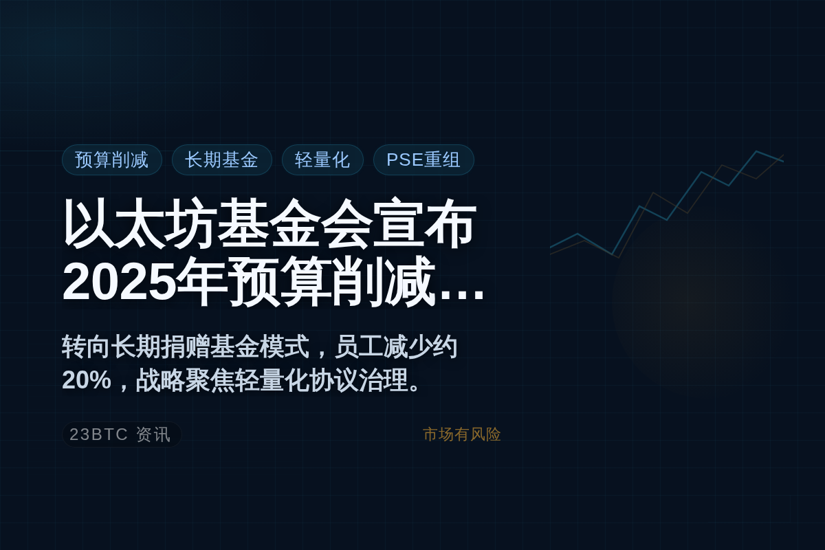 以太坊基金会宣布2025年预算削减40%插图1 以太坊基金会宣布2025年预算削减40%