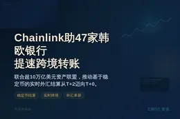 Chainlink助47家韩欧银行提速跨境转账