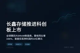 长鑫存储推进科创板上市