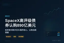 SpaceX高评级债券认购890亿美元