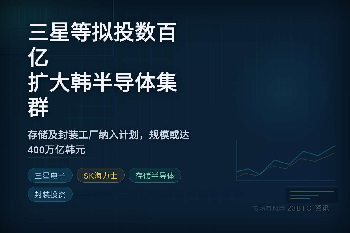 三星等拟投数百亿扩大韩半导体集群插图1 三星等拟投数百亿扩大韩半导体集群