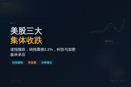 美股周二收跌：道指微跌0.09%，纳指重挫2.2%