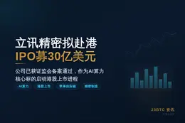 立讯精密拟赴港IPO募30亿美元
