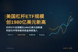 美国杠杆ETF规模创1980亿美元新高