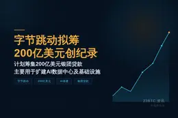 字节跳动拟筹200亿美元创纪录