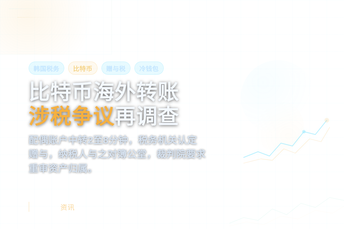 韩国税务裁判院裁定：比特币海外转账涉税争议