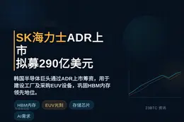 SK海力士ADR上市拟募290亿美元