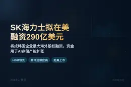 SK海力士拟在美融资290亿美元