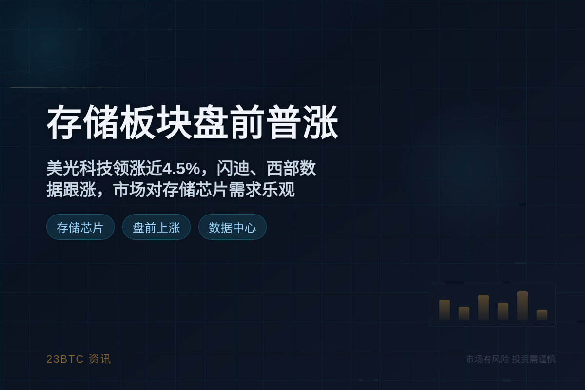 美股存储板块盘前普涨插图1 美股存储板块盘前普涨