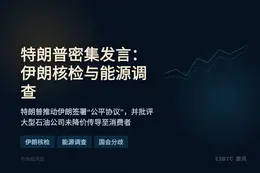 特朗普24小时密集发言：伊朗、能源与人事