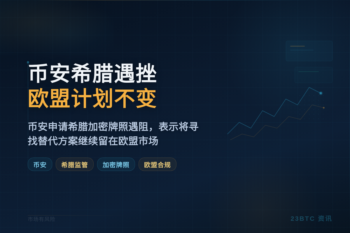 币安希腊遇挫 欧盟计划不变