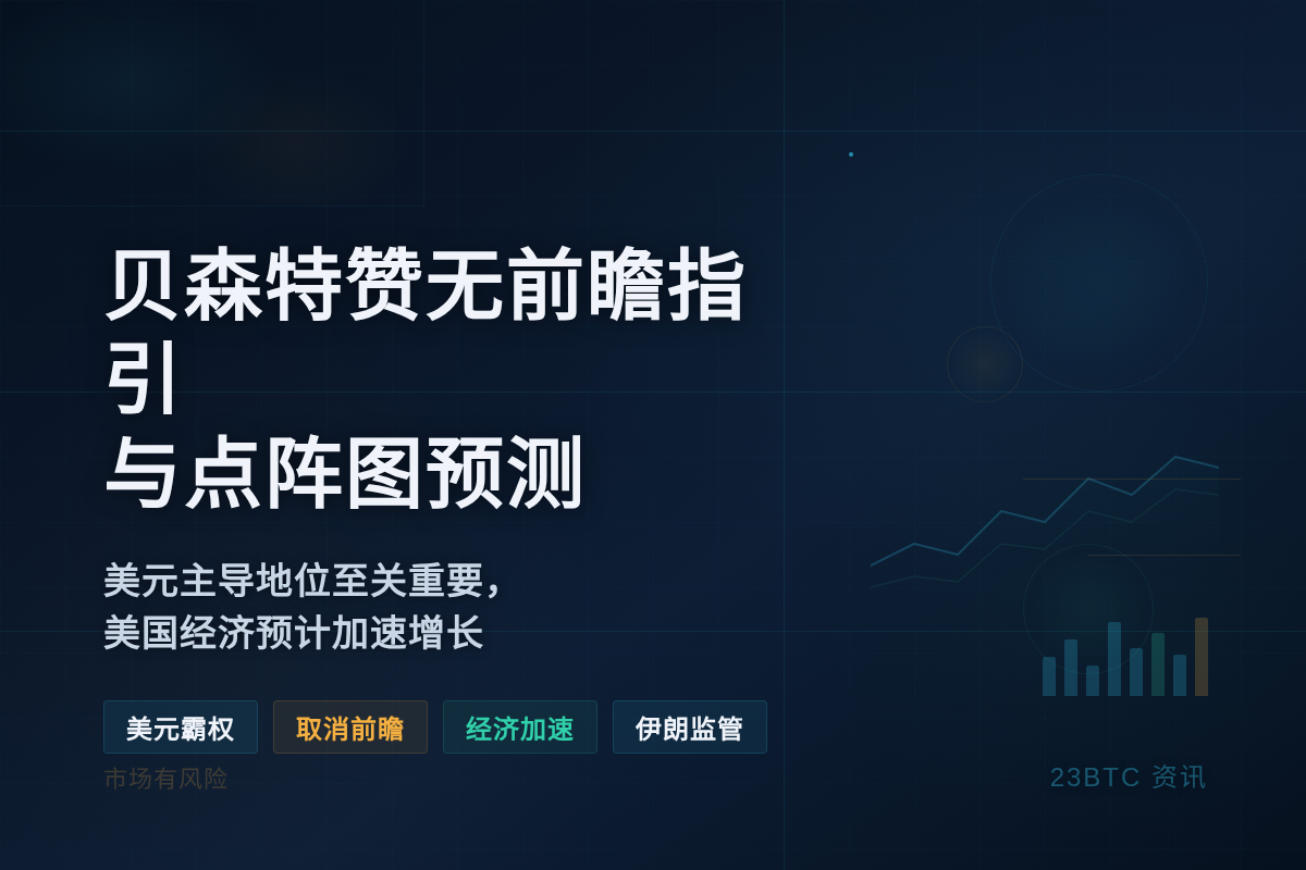 贝森特赞无前瞻指引与点阵图预测