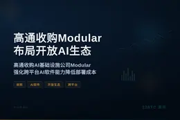 高通收购Modular，布局开放AI生态
