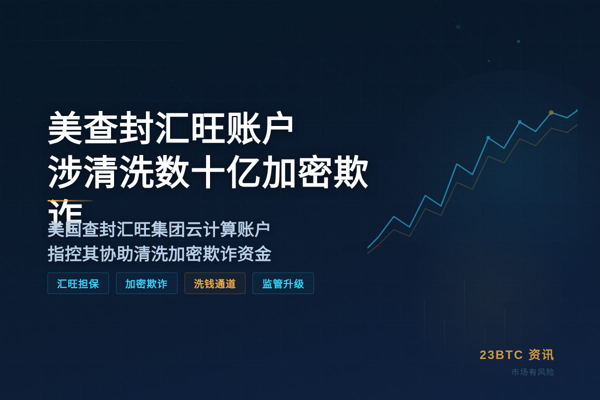美查封汇旺账户 涉清洗数十亿加密欺诈
