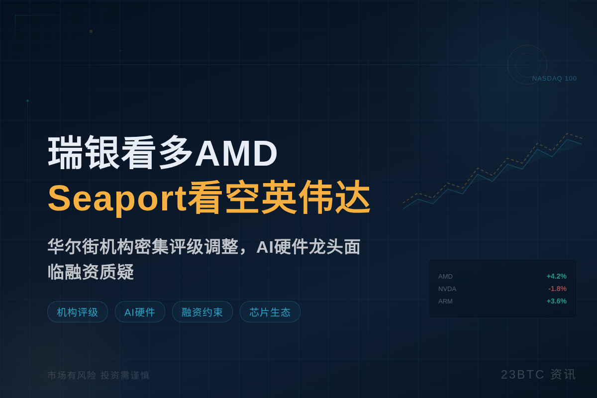 瑞银看多AMD Seaport看空英伟达