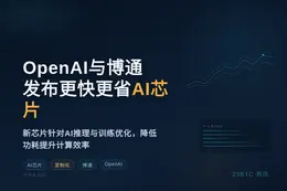 OpenAI与博通发布更快更省AI芯片