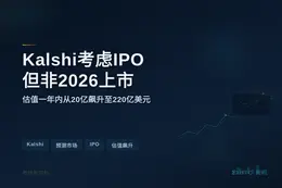 Kalshi考虑IPO但非2026上市