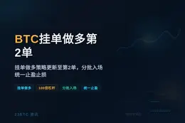 2026-06-24 15:00:06 BTC挂单做多第2单