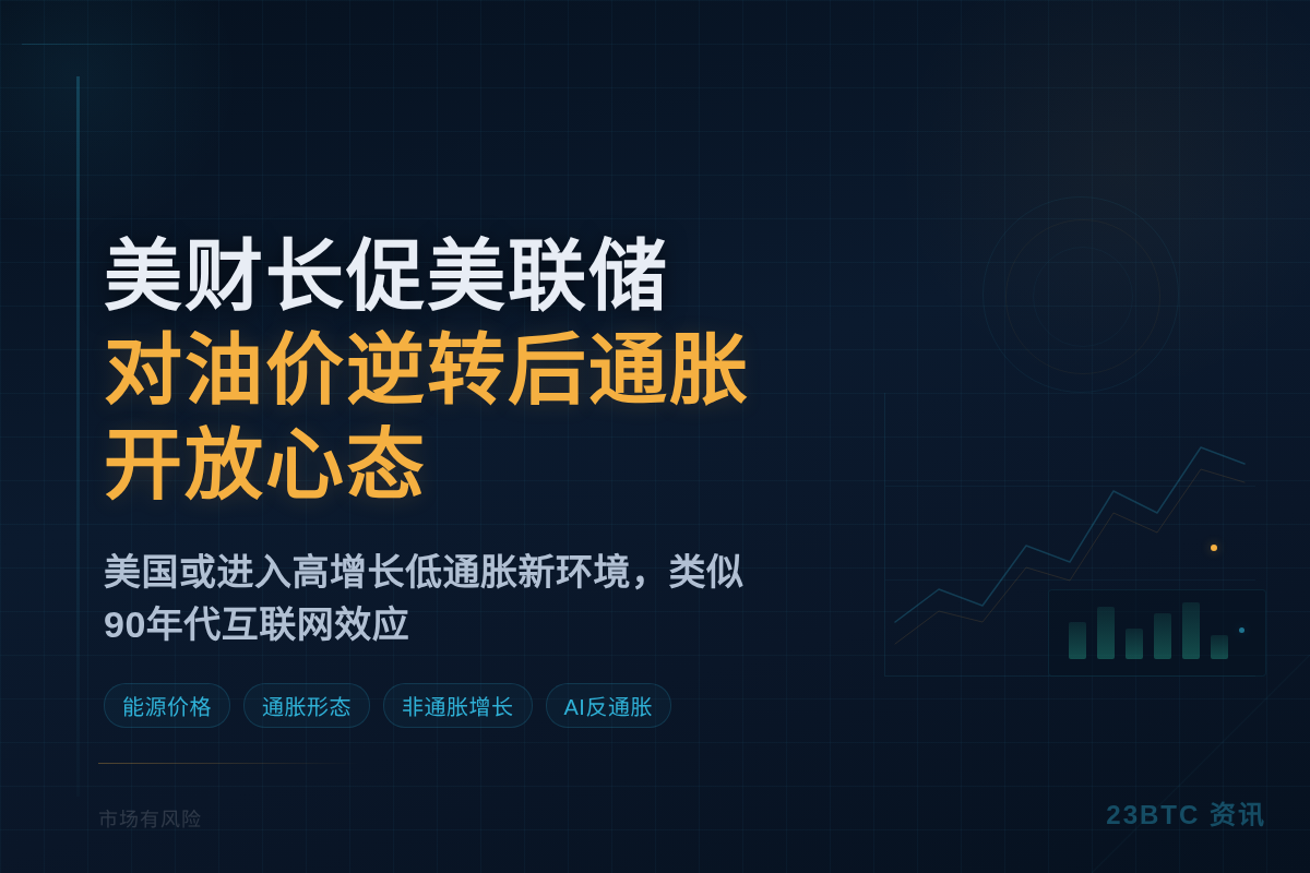 美财长促美联储对油价逆转后通胀开放心态