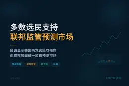 民调：多数选民支持联邦监管预测市场