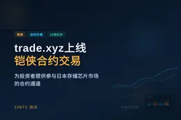 trade.xyz上线铠侠合约交易