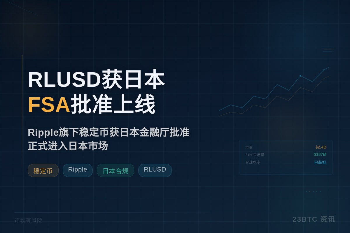 RLUSD获日本FSA批准上线