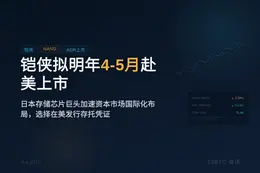 铠侠拟明年4-5月赴美上市ADR