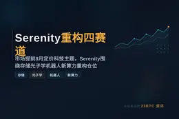 Serenity重构四赛道，市场提前8月定价